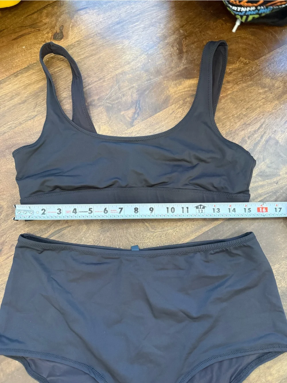 Skims signature swim tank bikini top XL